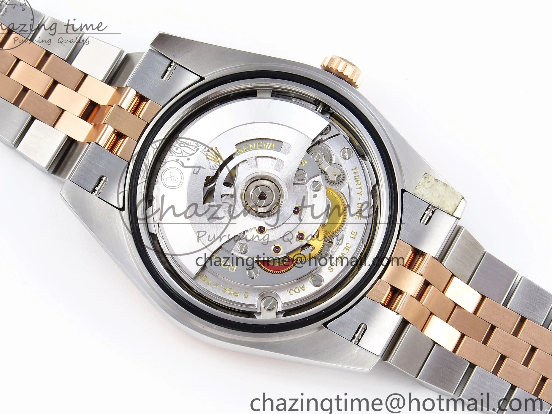 MiroTime 0226 Original DateJust 41 126331 904L SS RG VSF 1:1 Best Edition Brown Dial on Jubilee Bracelet VS 1711